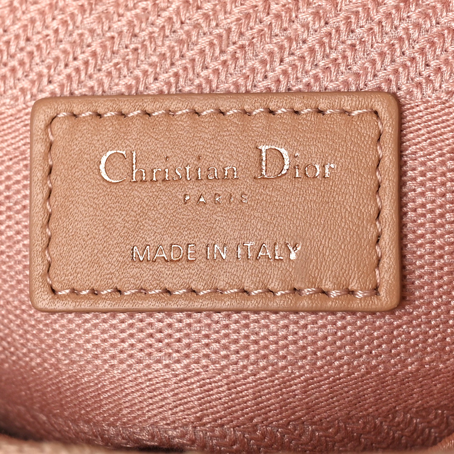 Christian Dior Canvas Embroidered Cannage Medium Lady D-Lite Pink 6 of 9