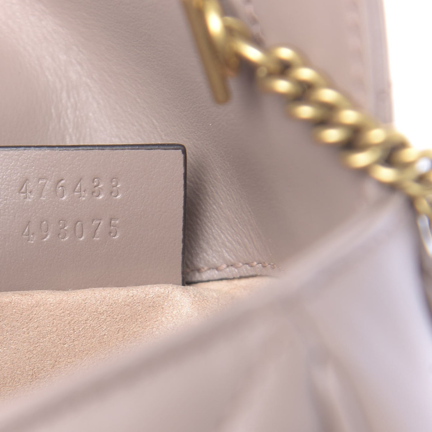 Calfskin Matelasse Super Mini GG Marmont Shoulder Bag Porcelain Rose