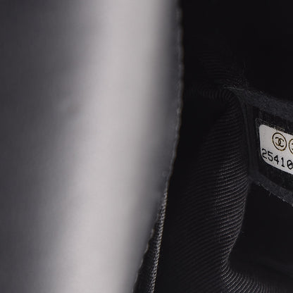 Chanel Calfskin Quilted Medium Boy Flap So Black 7 of 8