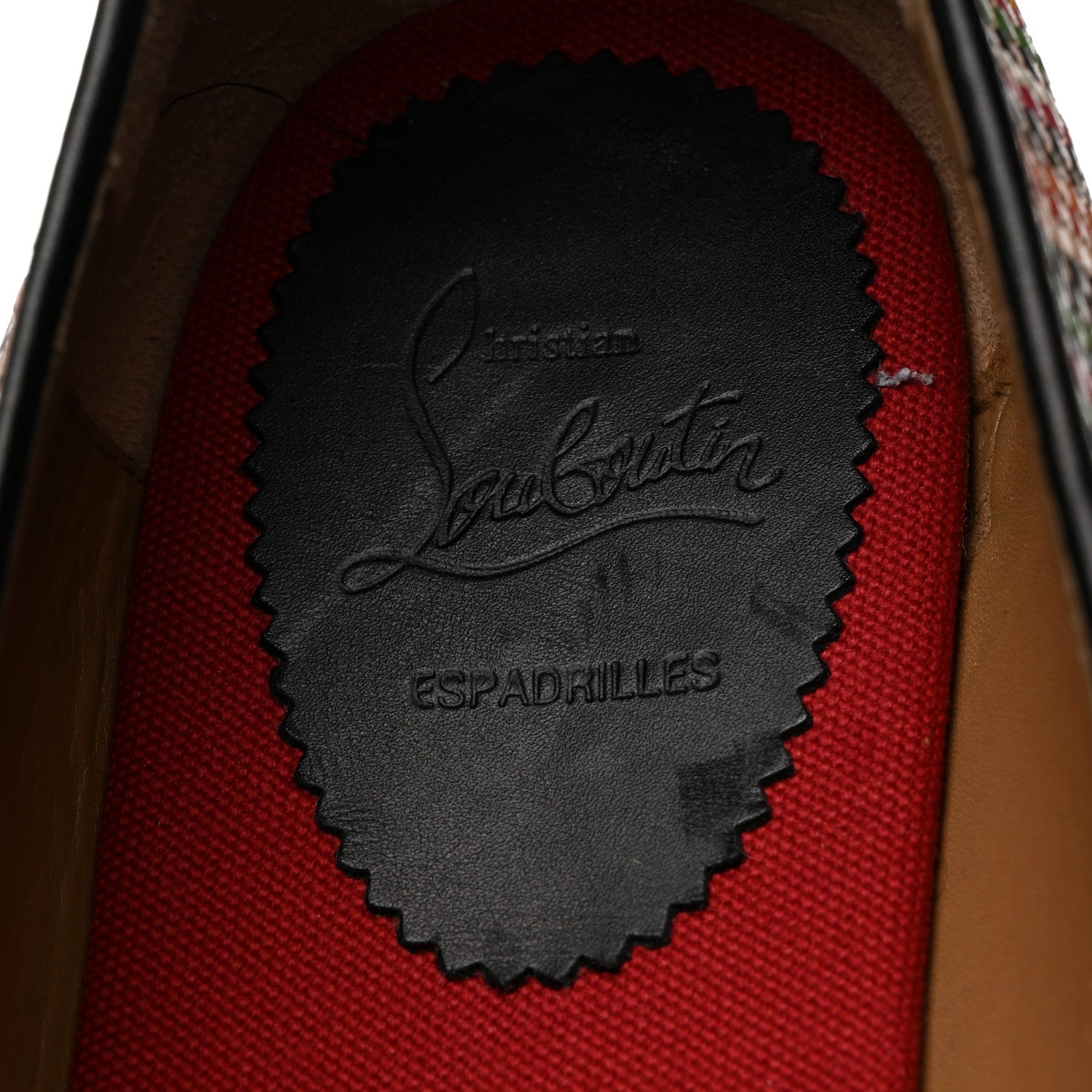 Christian Louboutin Raffia Mens Relax Flat Espadrilles 44 Multicolor 6 of 7