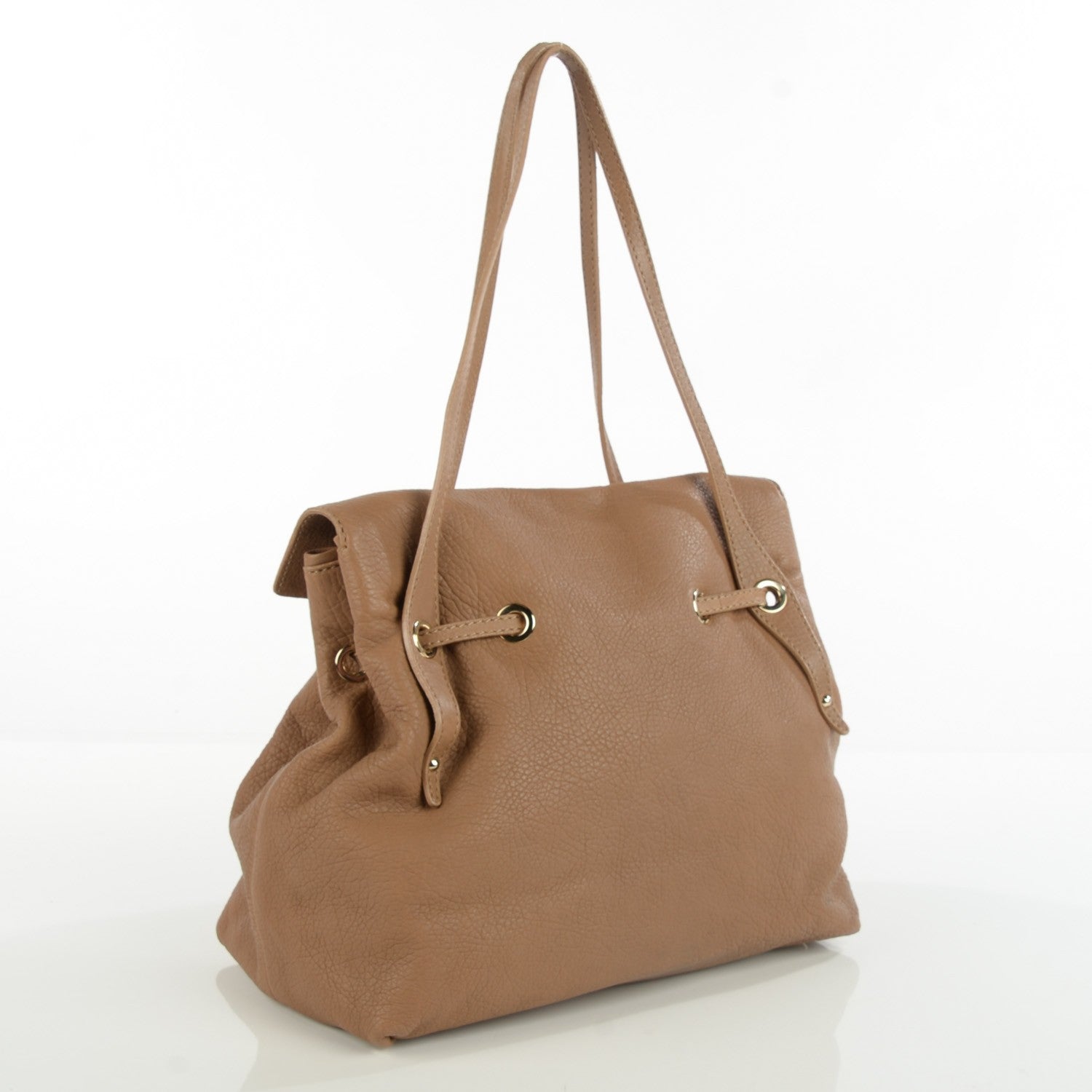 Jimmy Choo Grainy Calfskin Large Rhys Shoulder Bag Nude 3 of 8