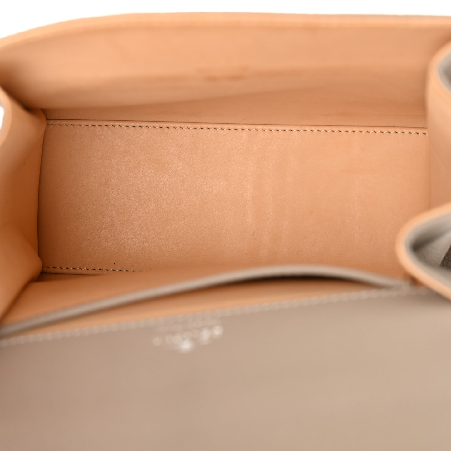 Crispy Calfskin Mini Tempete Satchel Tourterelle