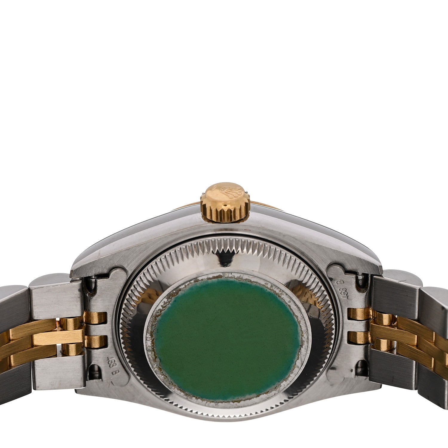 Rolex Stainless Steel 18K Yellow Gold Diamond 26mm Oyster Perpetual Datejust Watch Champagne 69173 4 of 5