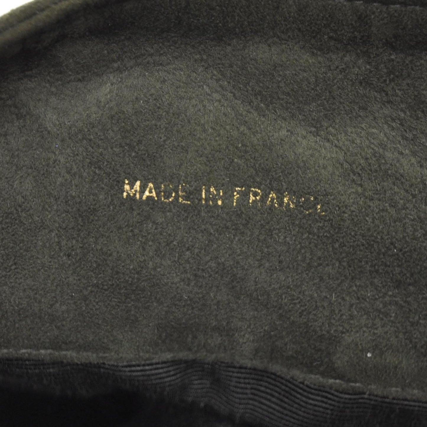 Suede Pouch Bag Green