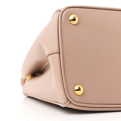 Prada Saffiano Small Galleria Double Zip Tote Cammeo 10 of 12