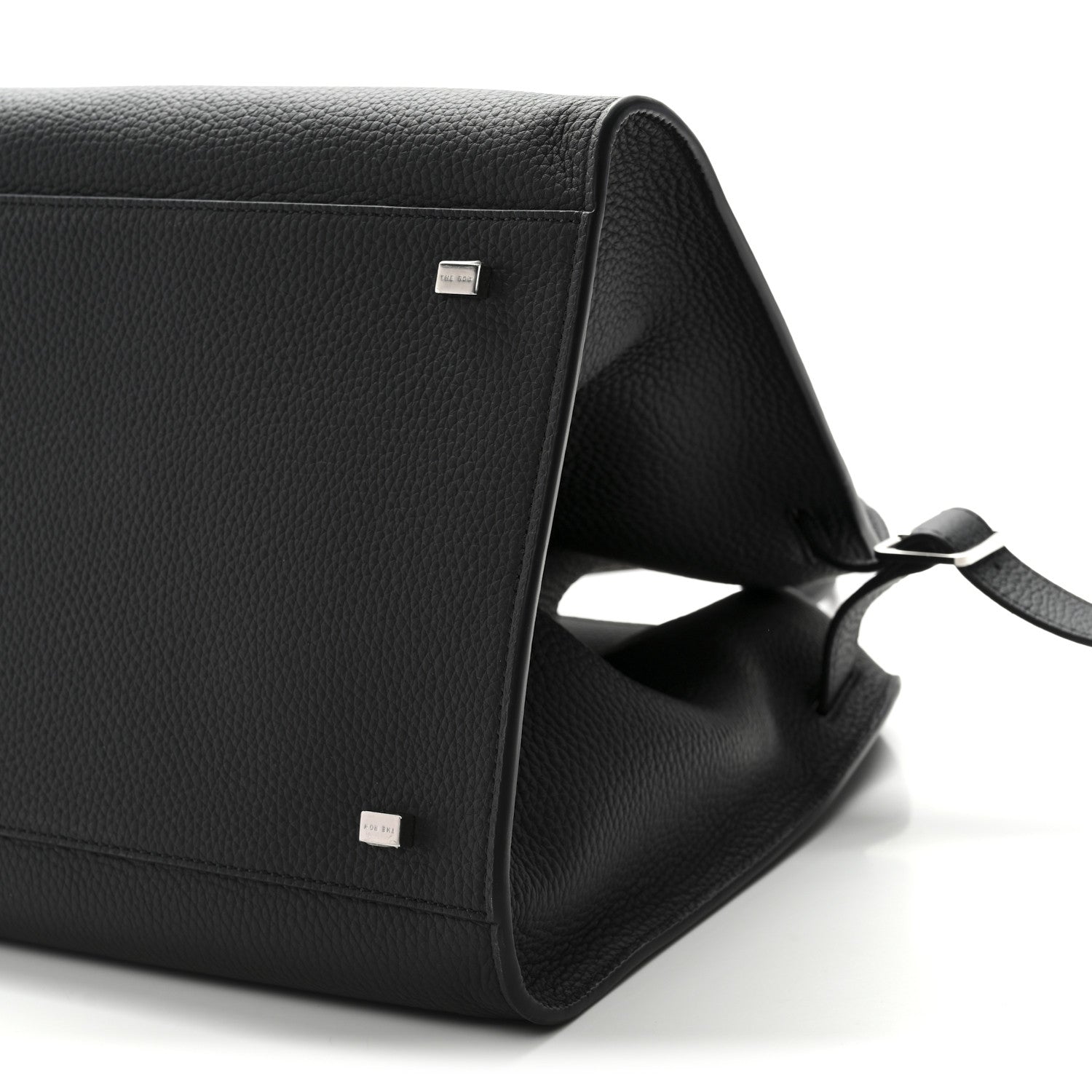 The Row Matte Grained Calfskin Soft Margaux 15 Black 9 of 9