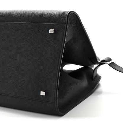The Row Matte Grained Calfskin Soft Margaux 15 Black 9 of 9