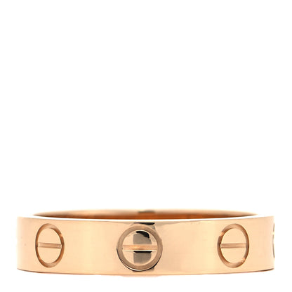 Cartier 18K Yellow Gold 3.5mm LOVE Wedding Band Ring 47 4 2 of 10