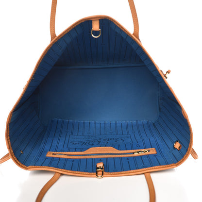 Louis Vuitton Monogram My LV Heritage Neverfull MM Blue De France Gris 5 of 16
