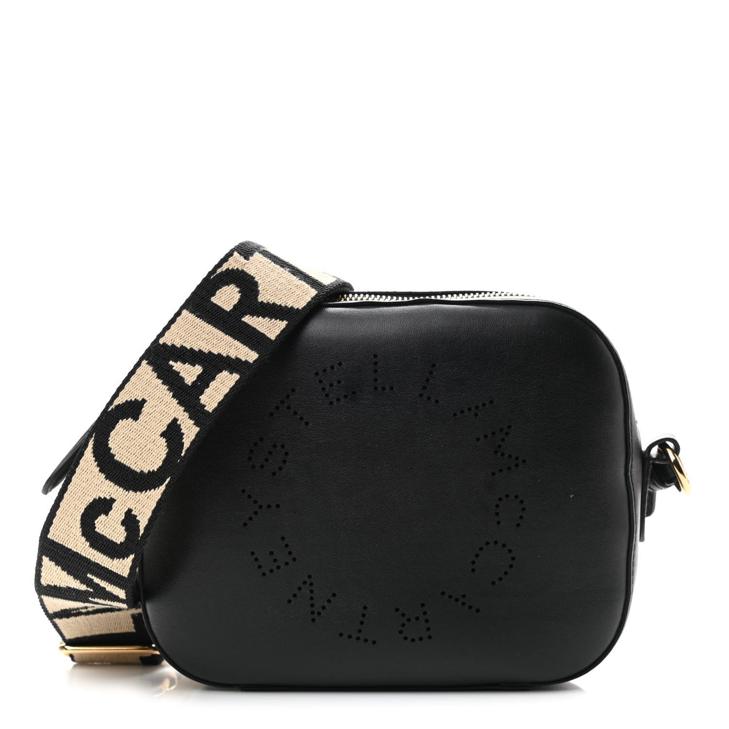 Eco Alter Nappa Perforated Logo Mini Bag Black