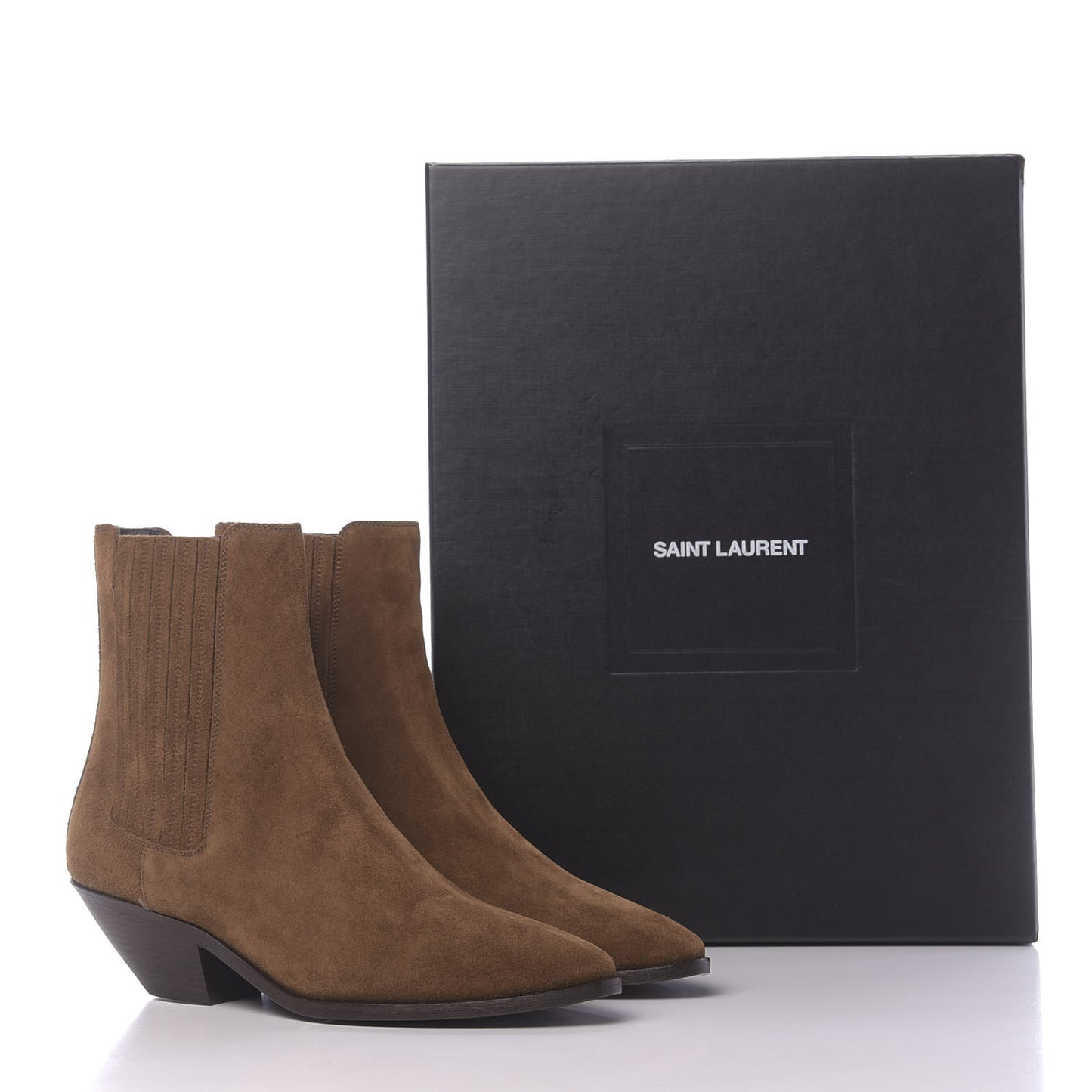 Suede Brit Souple Ankle Boots 39 Brown