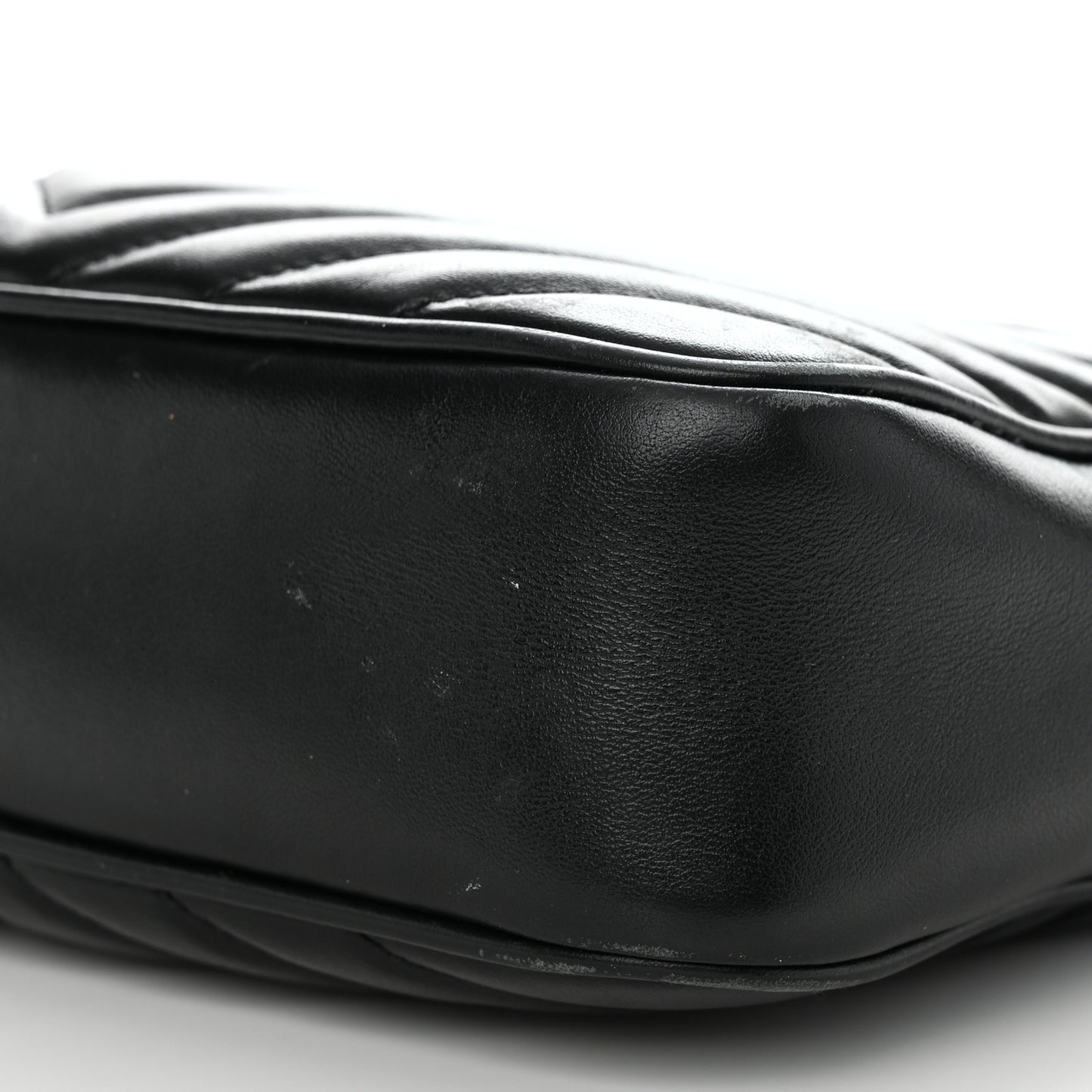 Calfskin Matelasse Monogram Lou Camera Bag Black