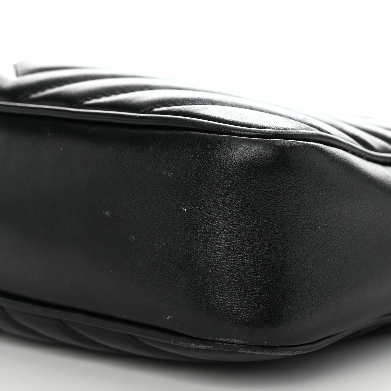 Saint Laurent Calfskin Matelasse Monogram Lou Camera Bag Black 9 of 16