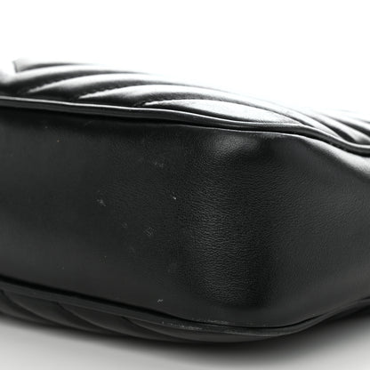 Saint Laurent Calfskin Matelasse Monogram Lou Camera Bag Black 9 of 16