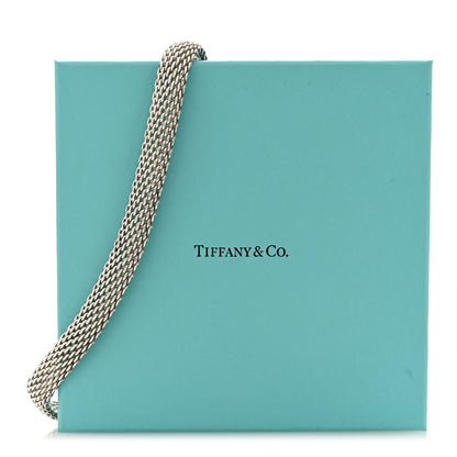 Tiffany Sterling Silver Somerset Mesh Necklace 6 of 6