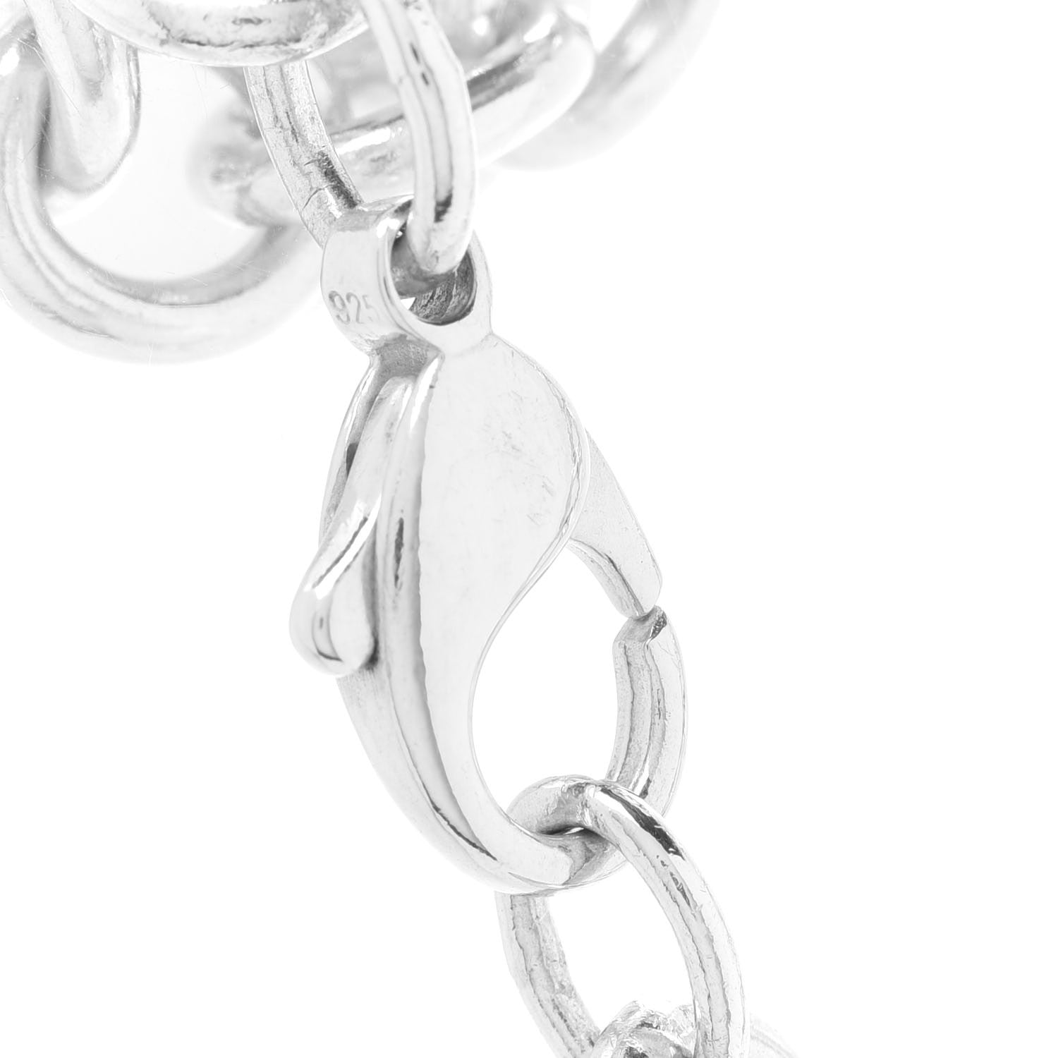 Tiffany Sterling Silver Heart Tag Charm Bracelet 6 of 6