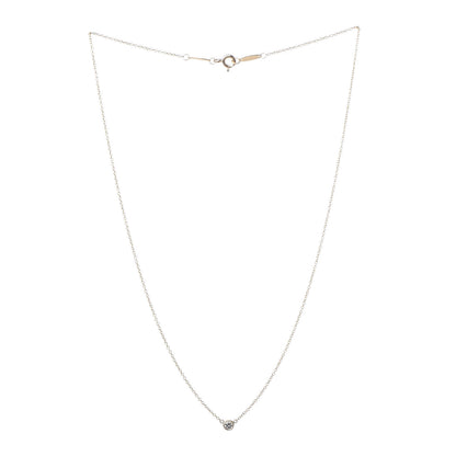 Tiffany 18K Yellow Gold Diamond .08ct Elsa Peretti Diamonds by the Yard Pendant Necklace 3 of 7