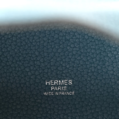 Hermes Taurillon Clemence Picotin Lock 18 PM Blue Jean 5 of 12