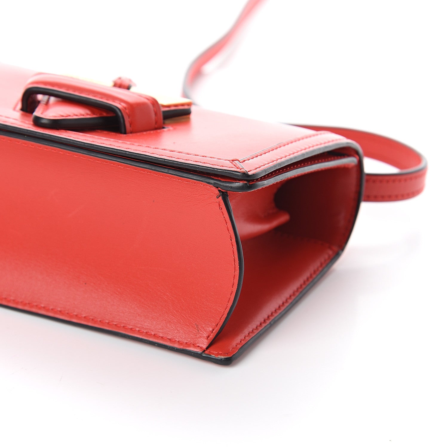 Loewe Calfskin Small Barcelona Shoulder Bag Red 8 of 8