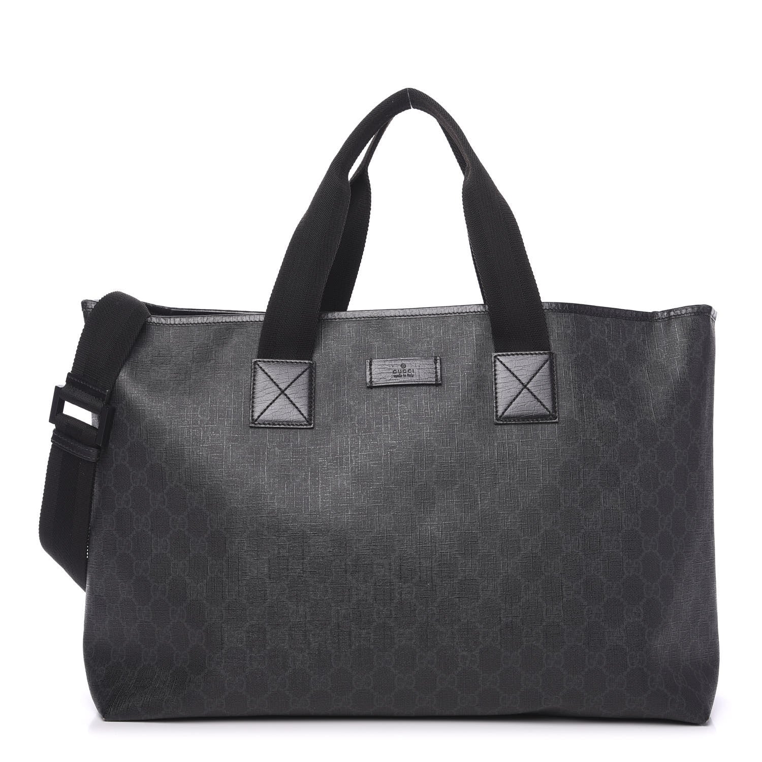 Gucci GG Plus Monogram Travel Bag Black 1 of 12