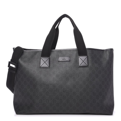 Gucci GG Plus Monogram Travel Bag Black 1 of 12