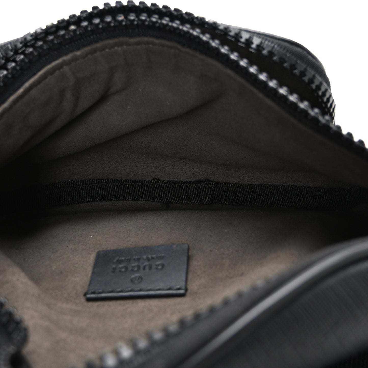 GG Supreme Monogram Belt Bag Black