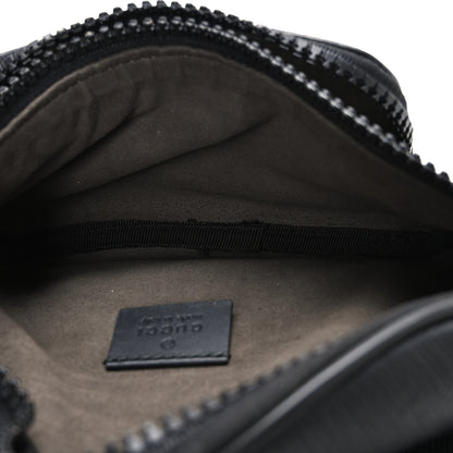 Gucci GG Supreme Monogram Belt Bag Black 4 of 9