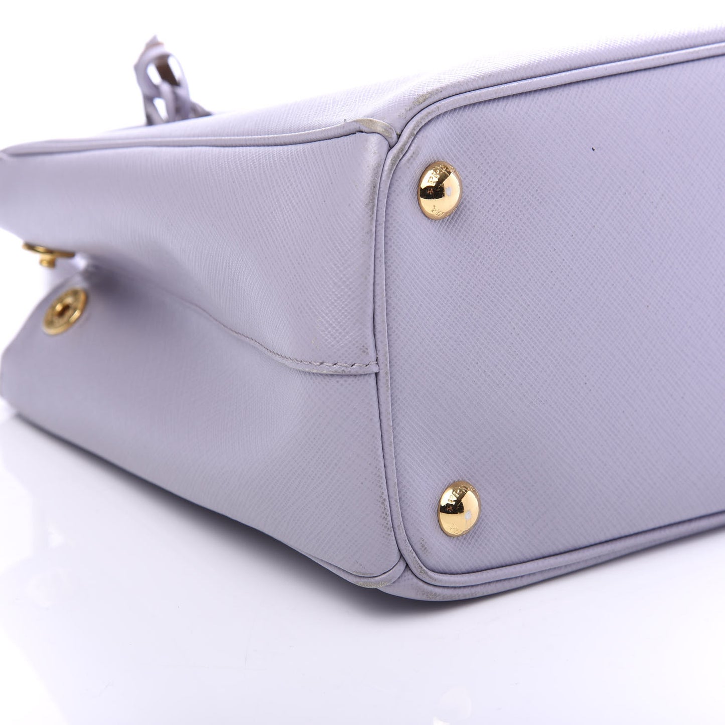 Saffiano Small Galleria Double Zip Tote Glicine