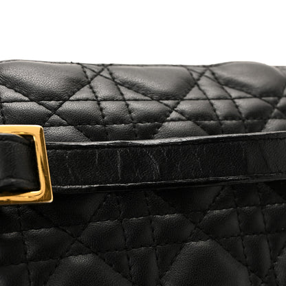Christian Dior Lambskin Cannage Small Diortravel Vanity Case Black 10 of 13