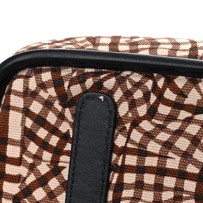 MCM Visetos Calfskin Motif Rombi Lion Printed Reversible Shopper Tote Cognac 25 of 26