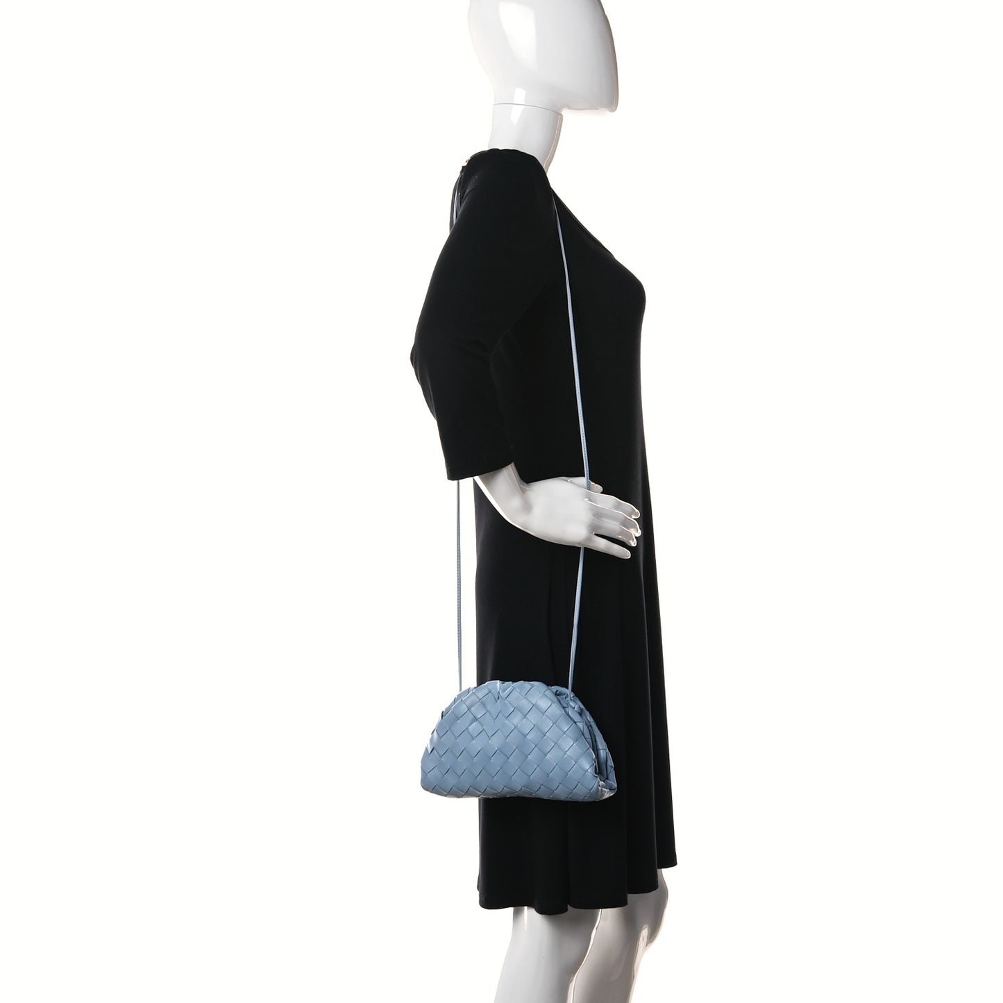 Nappa Intrecciato The Mini Pouch Ice