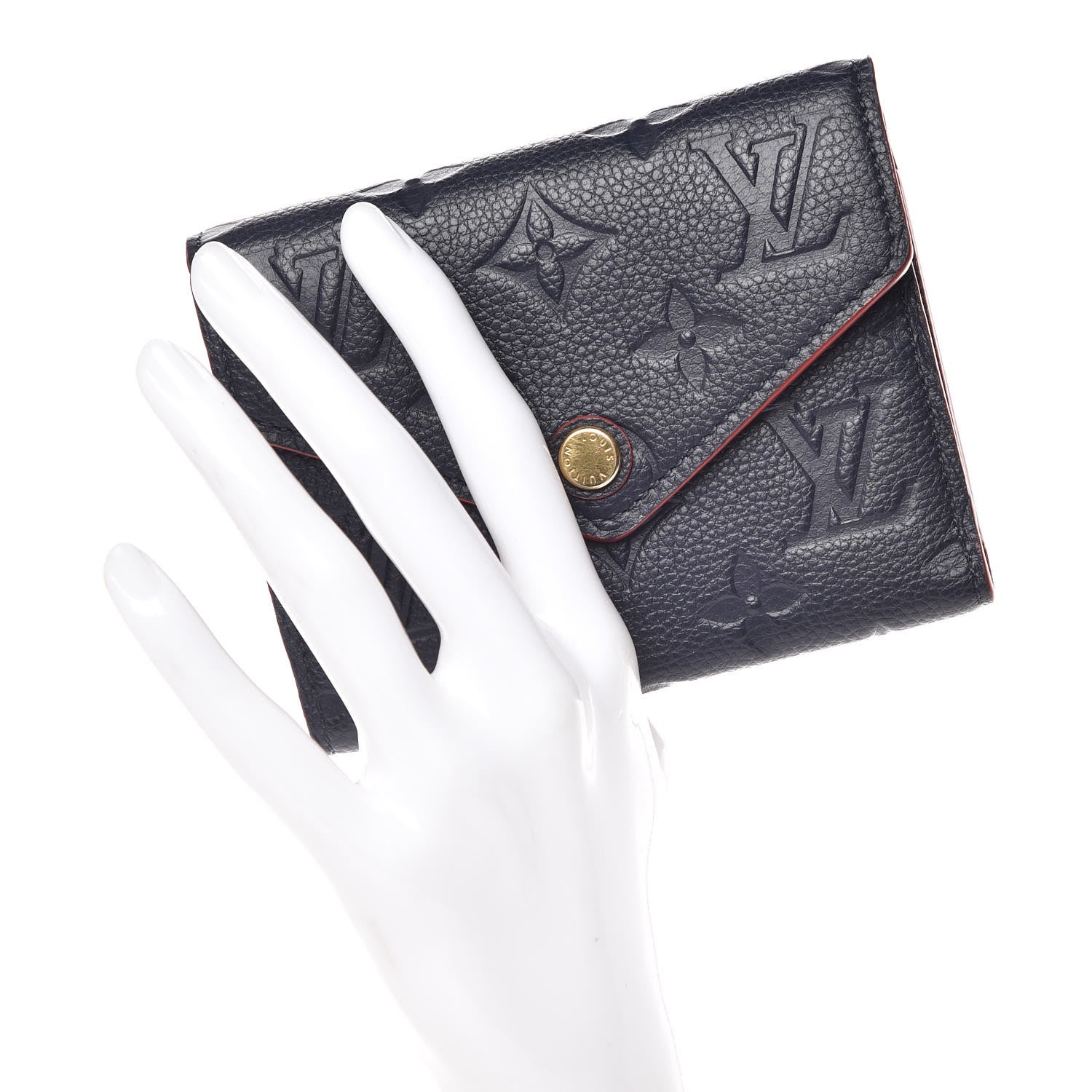 Louis Vuitton Empreinte Victorine Wallet Marine Rouge 2 of 13