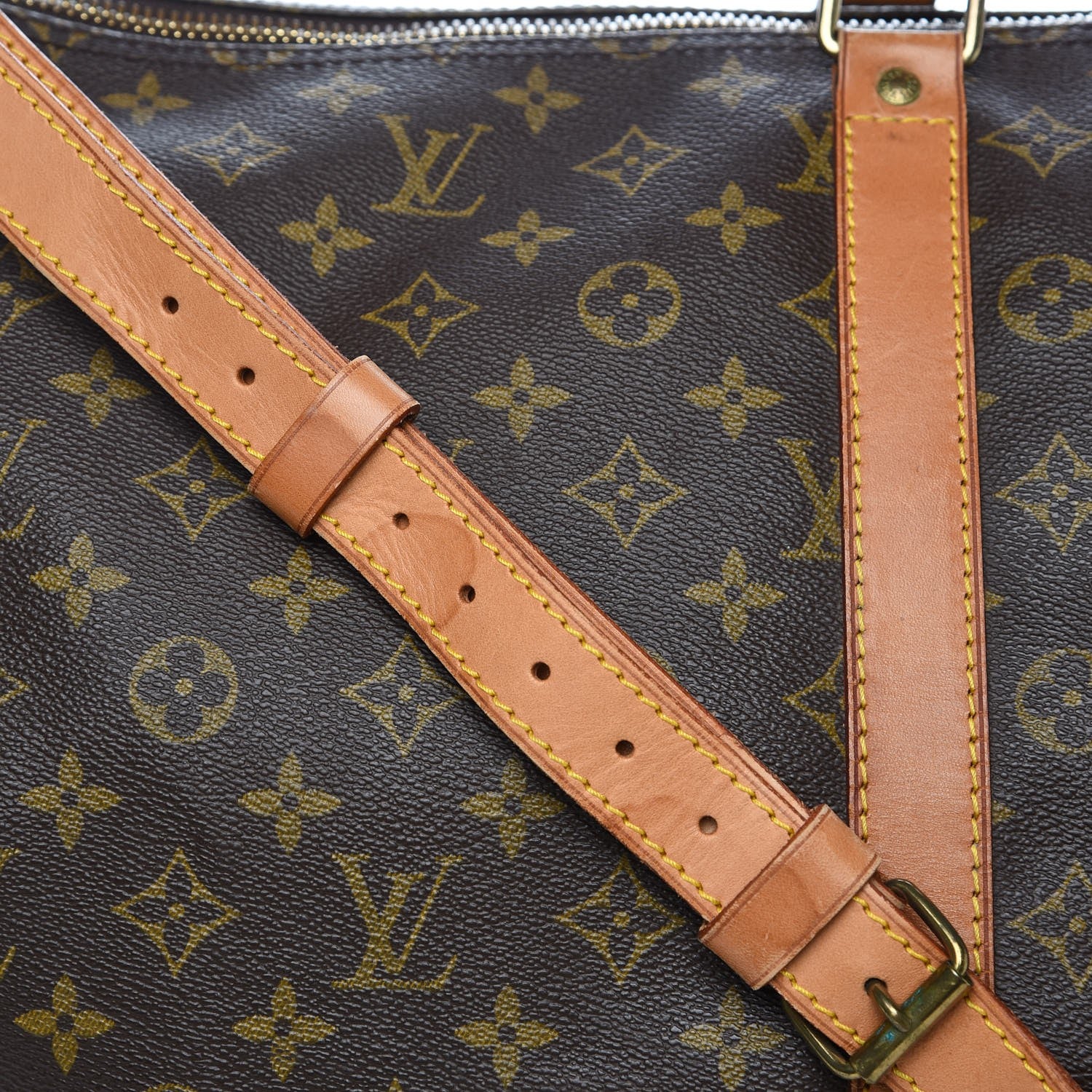 Louis Vuitton Monogram Keepall Bandouliere 55 9 of 10