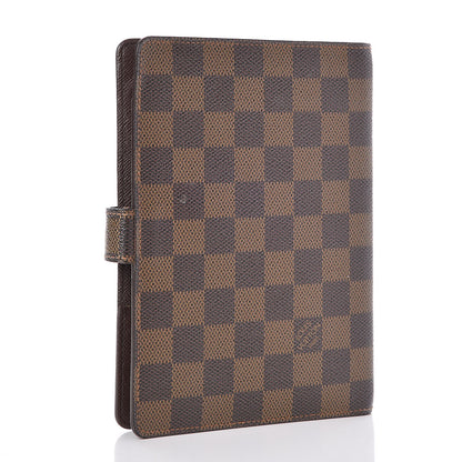 Louis Vuitton Damier Ebene Medium Ring Agenda Cover 3 of 7