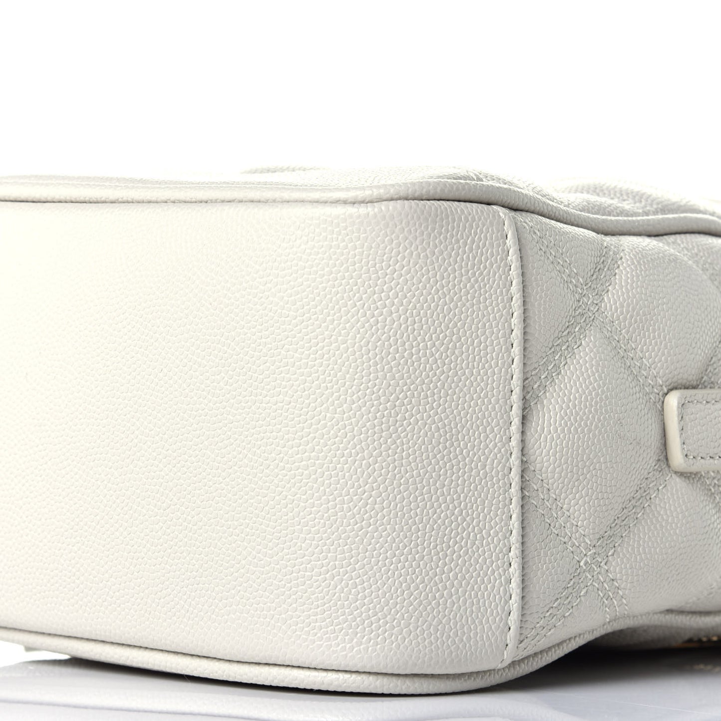 Grain de Poudre Quilted 80's Vanity Bag Crema Soft