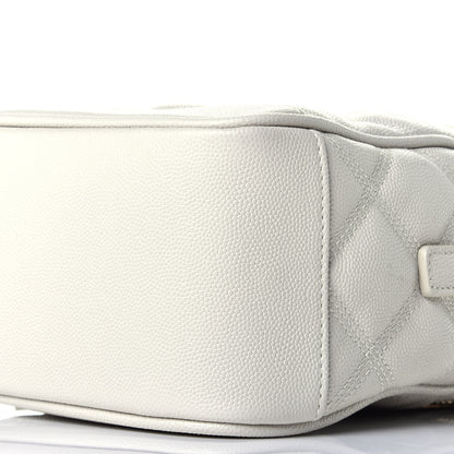 Saint Laurent Grain de Poudre Quilted 80's Vanity Bag Crema Soft 8 of 9