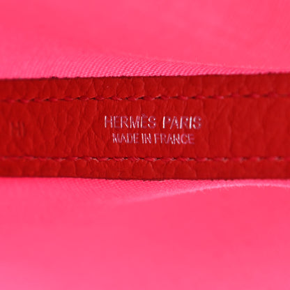 Hermes Toile Militaire Vache Country Garden Party Tote 30 Bubblegum Rouge Dushesse 7 of 8