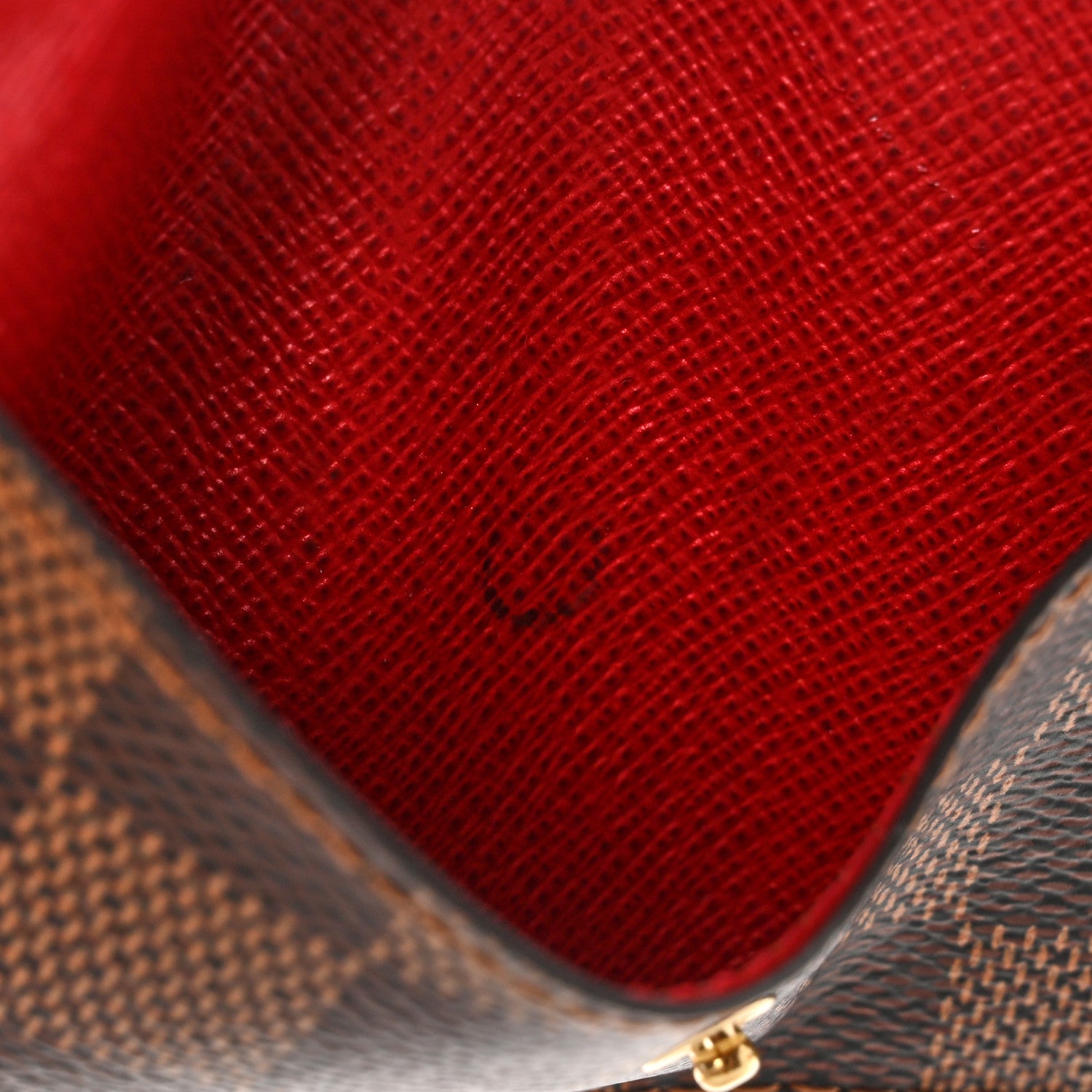Louis Vuitton Damier Ebene Recto Verso Card Holder Red 14 of 14