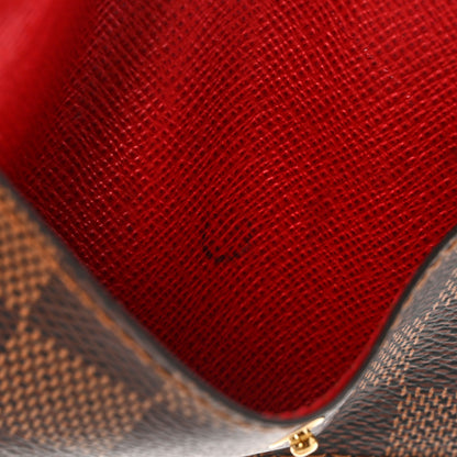 Louis Vuitton Damier Ebene Recto Verso Card Holder Red 14 of 14
