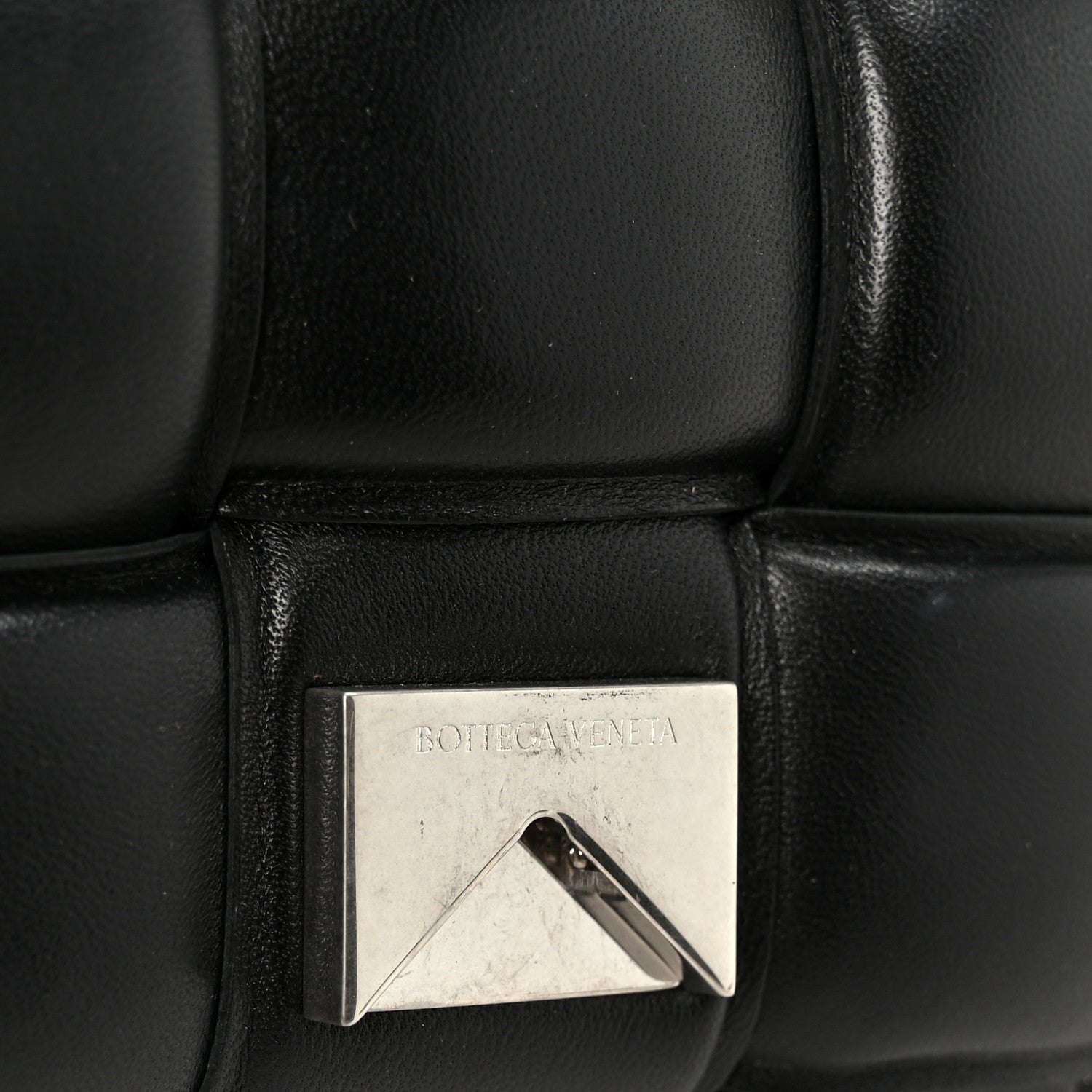 Bottega Veneta Nappa Maxi Intreccio Padded Cassette Crossbody Bag Black 7 of 13