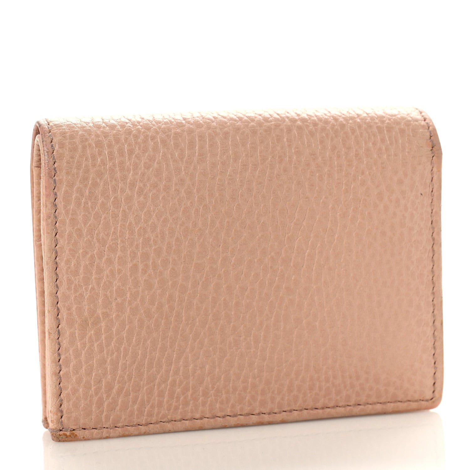 Gucci Dollar Calfskin GG Marmont Card Case Perfect Pink 3 of 9