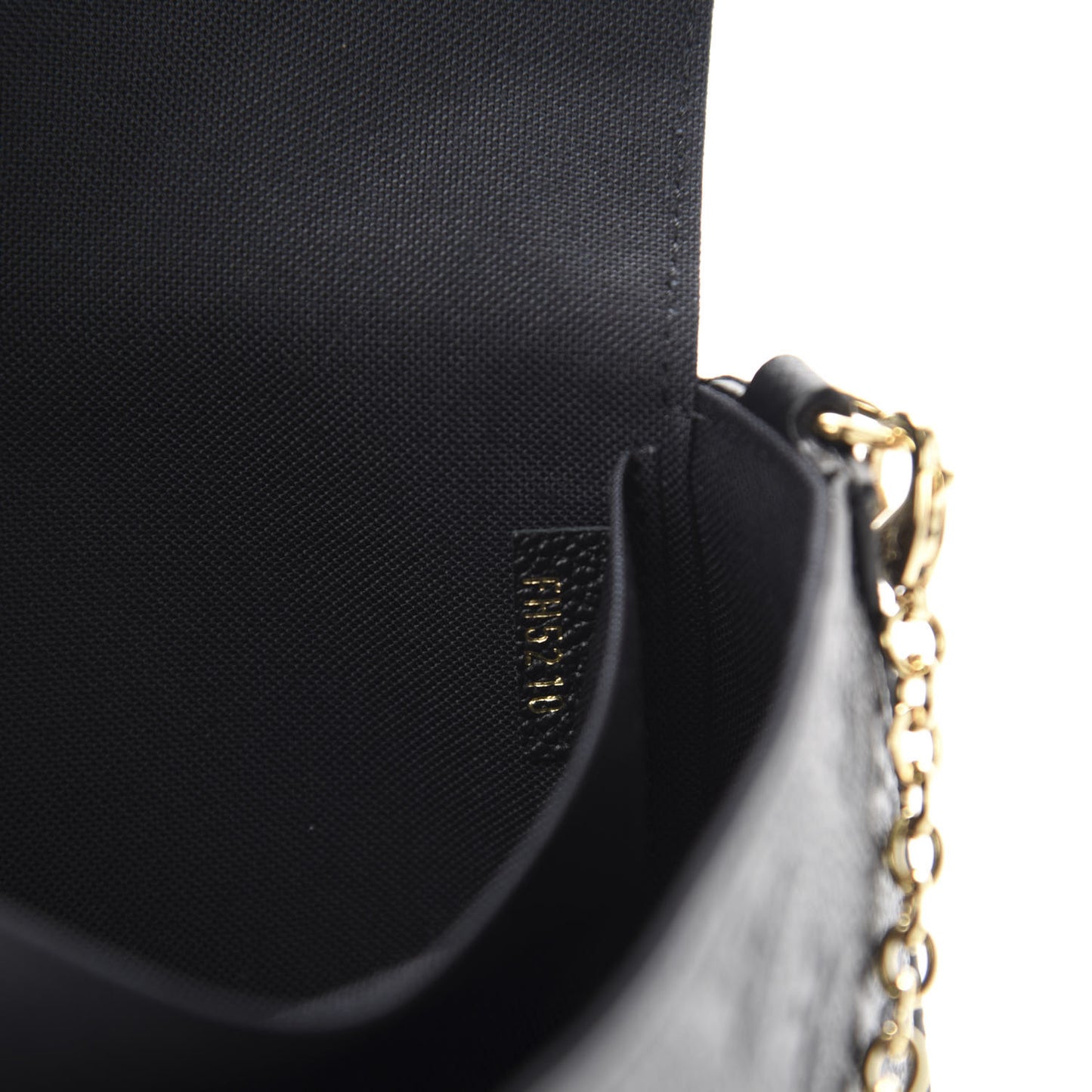Empreinte Pochette Felicie Chain Wallet Black