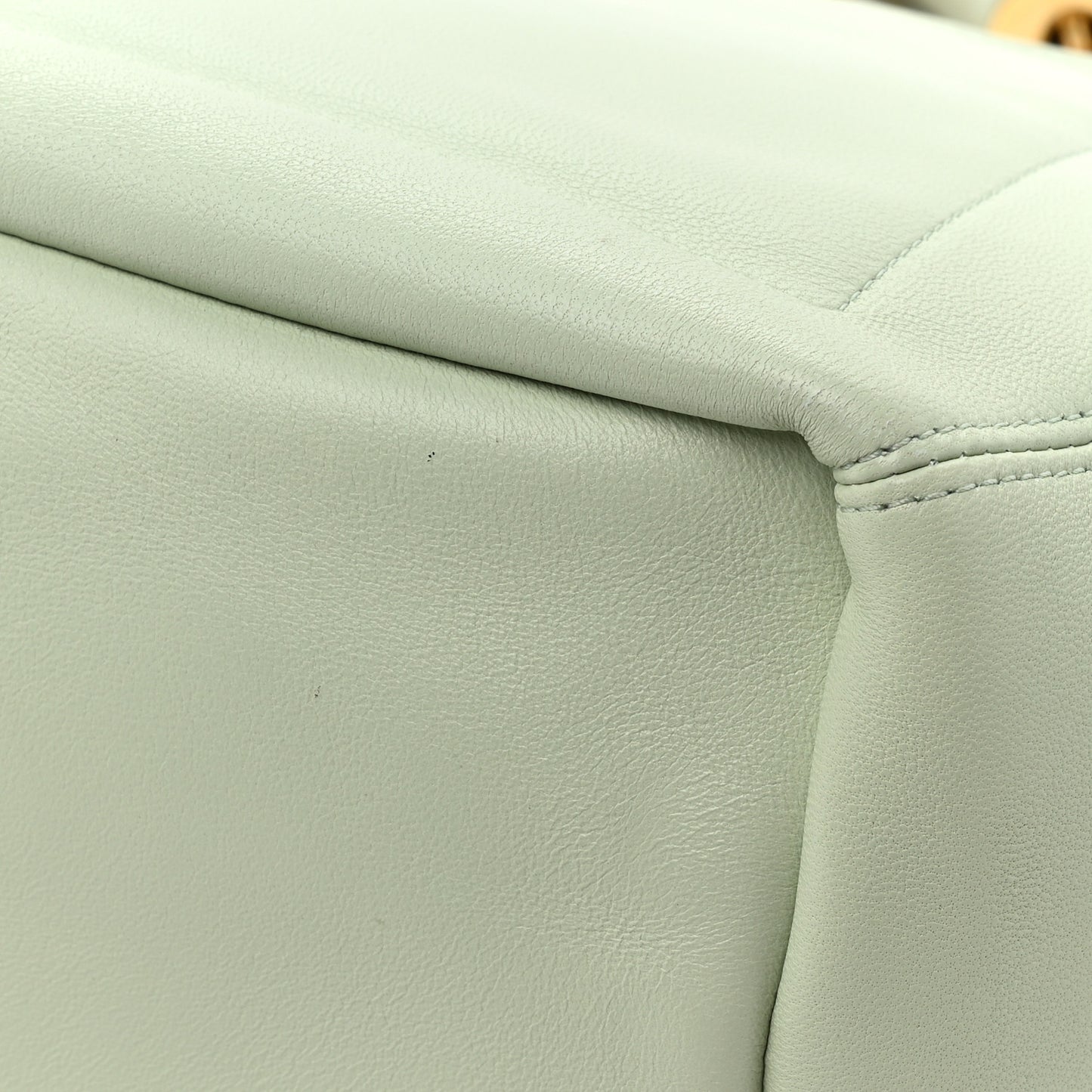 Mellow Nappa Lambskin Small Squeeze Bag Spring Jade