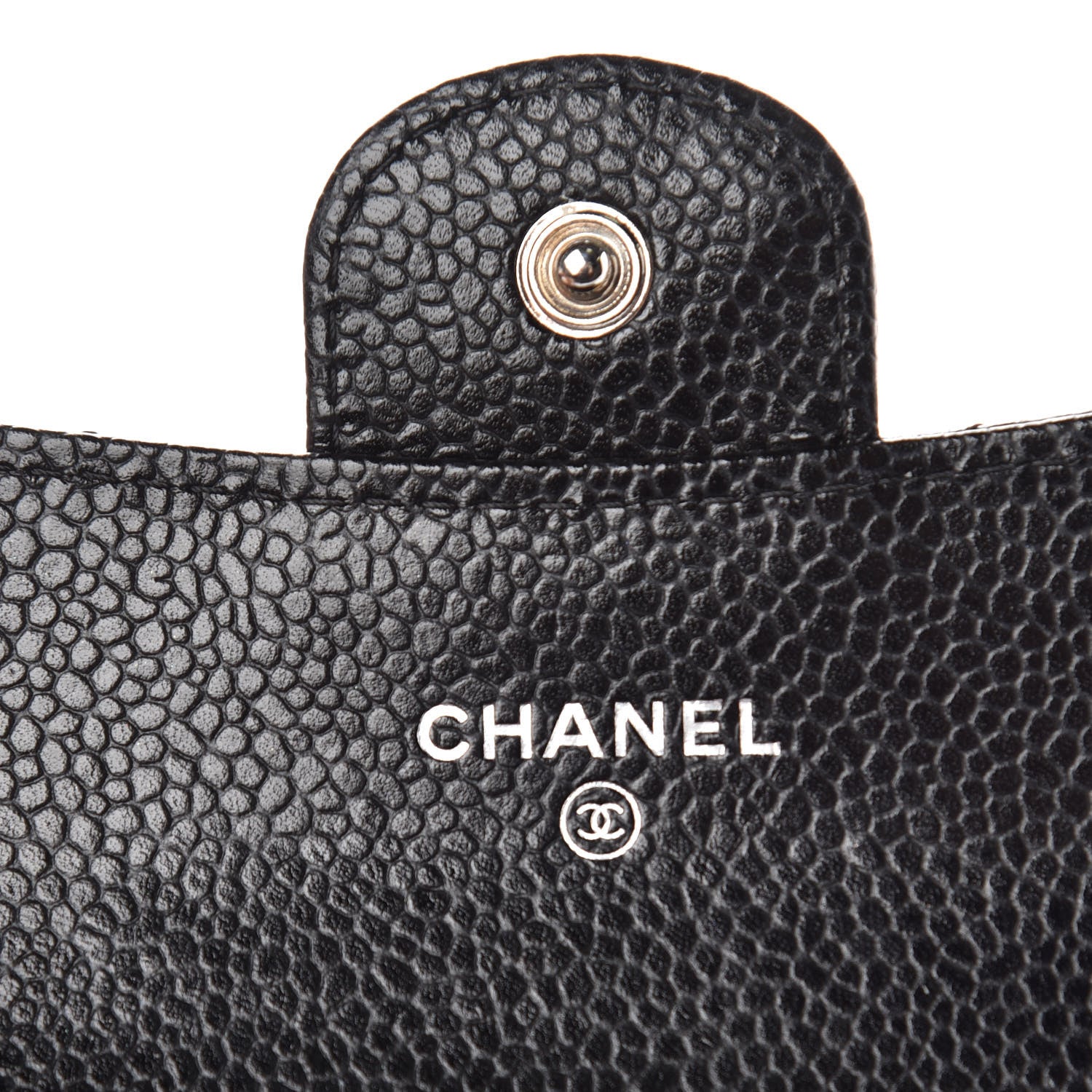 Chanel Caviar Quilted Flap Card Holder Black 6 of 8