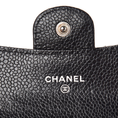 Chanel Caviar Quilted Flap Card Holder Black 6 of 8