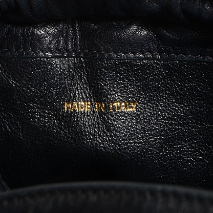 Chanel Lambskin Drawstring Pouch Bag Black 8 of 8