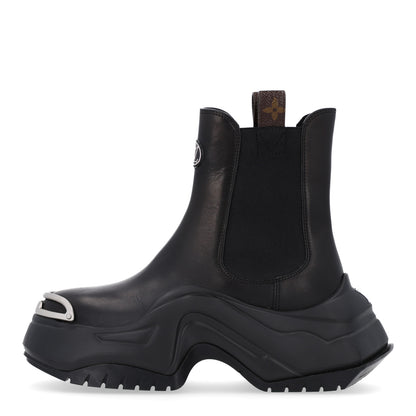 Louis Vuitton Calfskin Archlight 2.0 Block Heel Ankle Boots 35 Black 1 of 11
