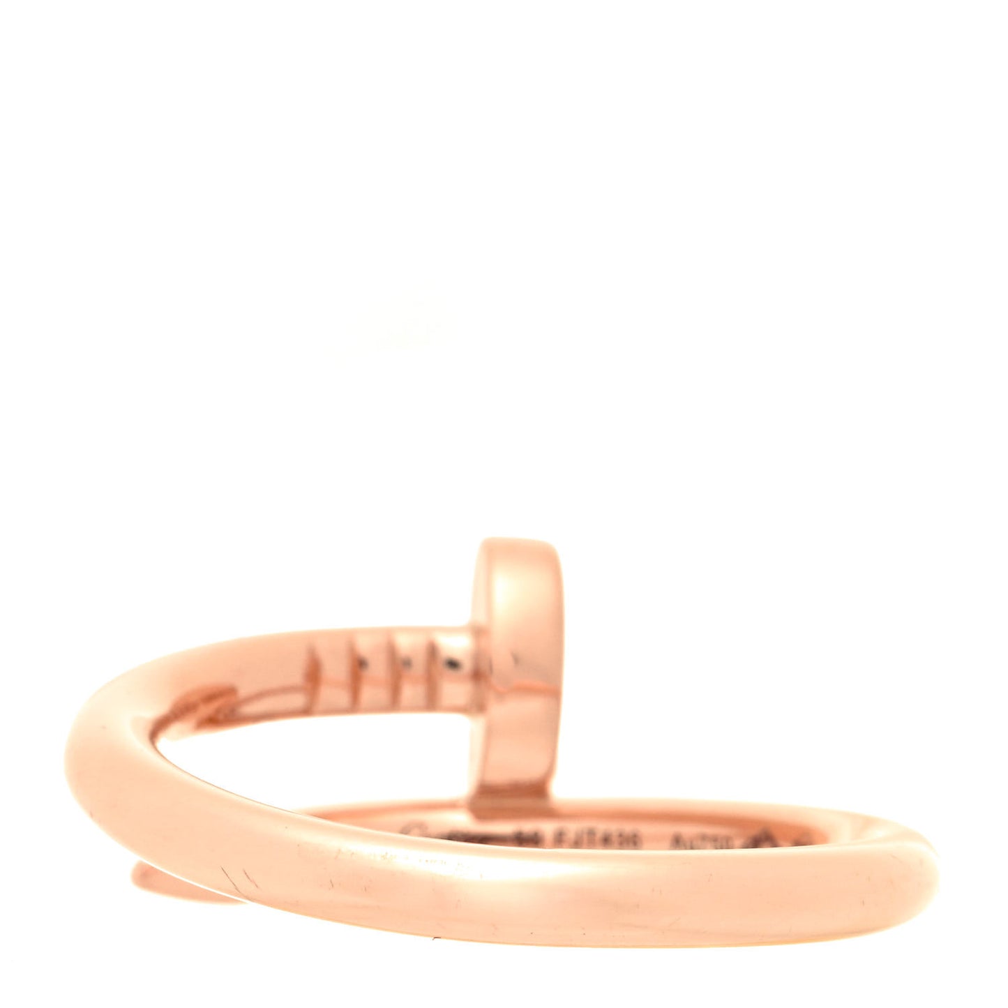 18K Pink Gold Juste Un Clou Ring 59 8.75