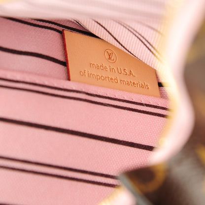 Louis Vuitton Monogram Neverfull MM GM Pochette Rose Ballerine 7 of 8