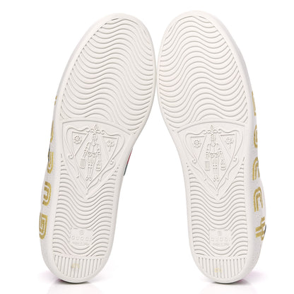 Gucci X SEGA Calfskin Ayers Web Guccy Womens Ace Sneakers 40.5 White 5 of 9